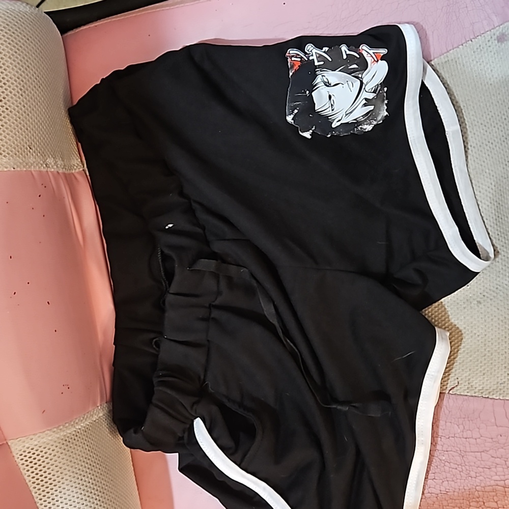 Womens XL Crop Top with Shorts